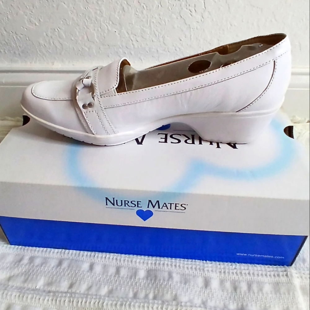 Nurse Mates White Shawn Hospital Shoes